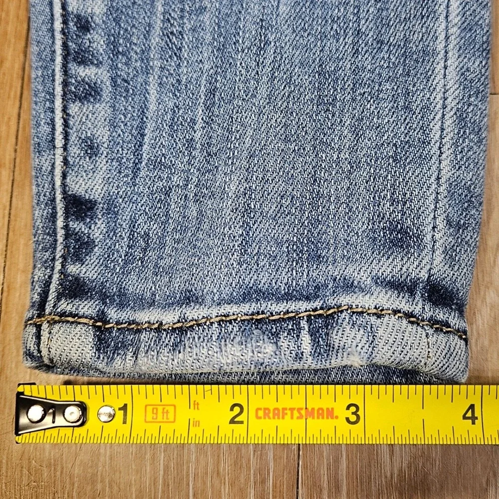 Buckle Black No. 75 Skinny Jeans Size 25 High Rise Distressed Acid Wash STRETCH - Picture 11 of 11